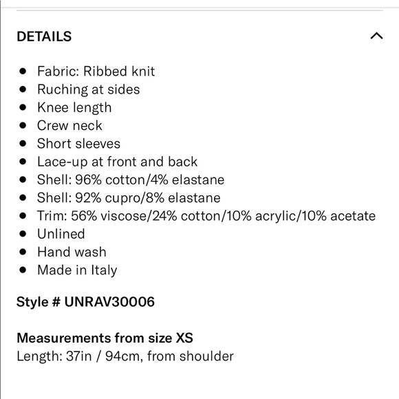 NWT Unravel Project Hybrid Dress in Navy Blue 👗💙 - Picture 7 of 7